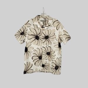 Jackson Reed Desert Flower Shirt Men's Medium Short Sleeve Casual Button Up NWT